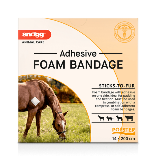 Pflaster für Pferde/ Tiere, Snögg Animal Care Foam Bandage adhesive