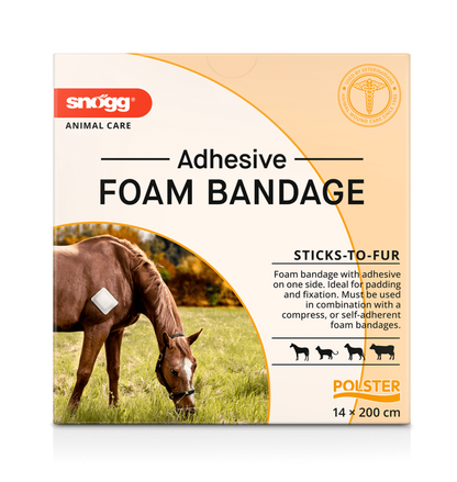 Pflaster für Pferde/ Tiere, Snögg Animal Care Foam Bandage adhesive