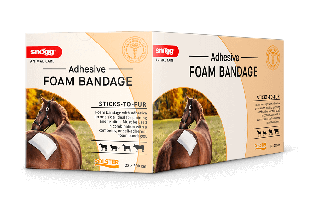 Pflaster für Pferde/ Tiere, Snögg Animal Care Foam Bandage adhesive