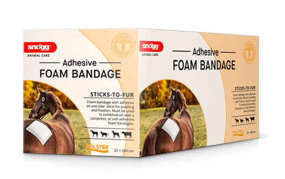Pflaster für Pferde/ Tiere, Snögg Animal Care Foam Bandage adhesive