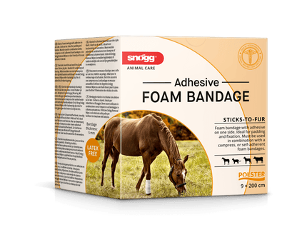 Pflaster für Pferde/ Tiere, Snögg Animal Care Foam Bandage adhesive