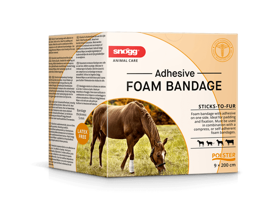 Pflaster für Pferde/ Tiere, Snögg Animal Care Foam Bandage adhesive