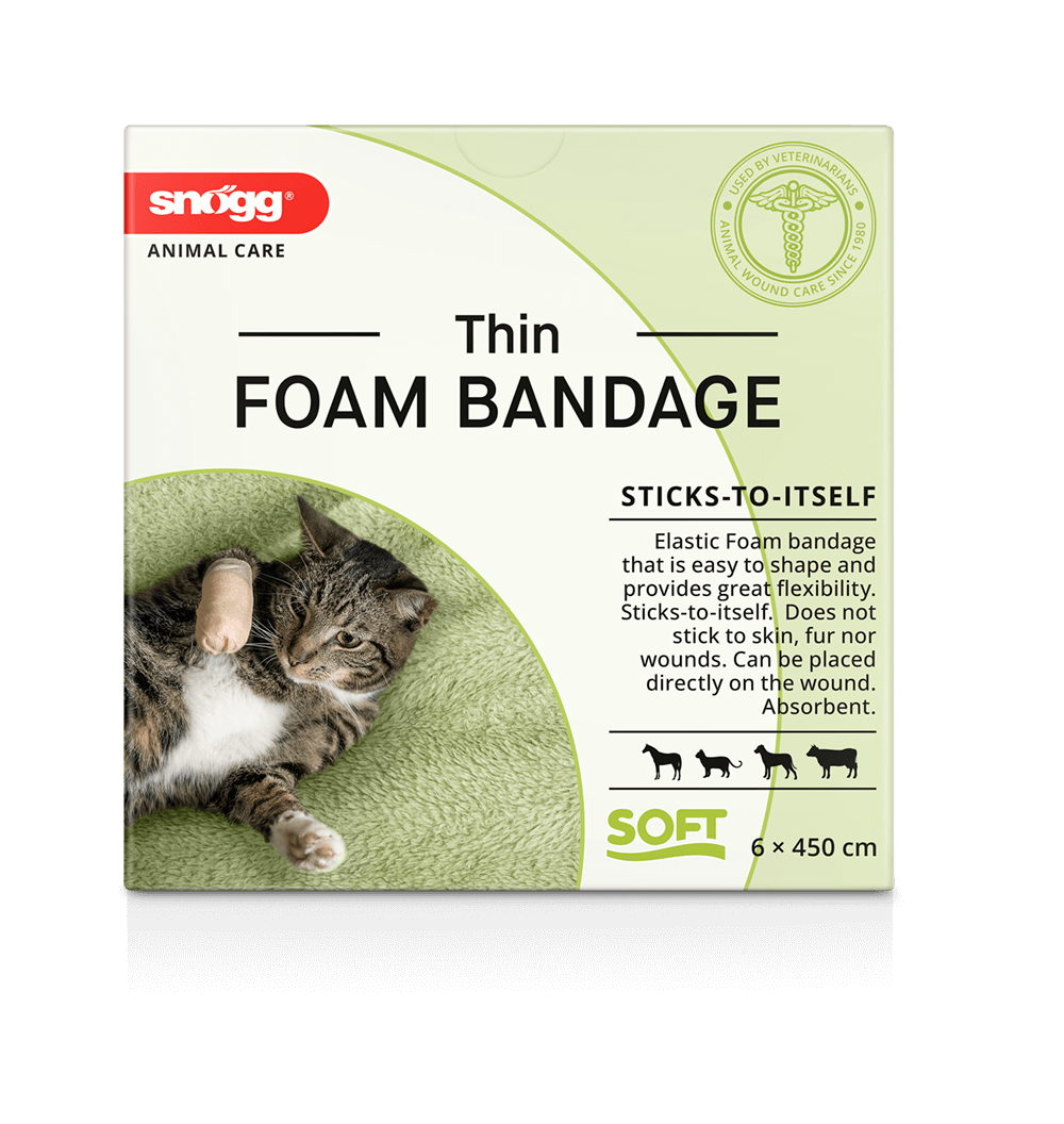 Unterlage Pflaster für Pferde/ Tiere - Snögg Thin Foam Bandage (VORMALS Snögg ANIMAL SOFT )