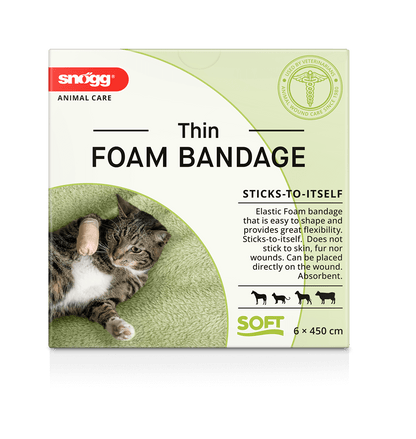 Unterlage Pflaster für Pferde/ Tiere - Snögg Thin Foam Bandage (VORMALS Snögg ANIMAL SOFT )