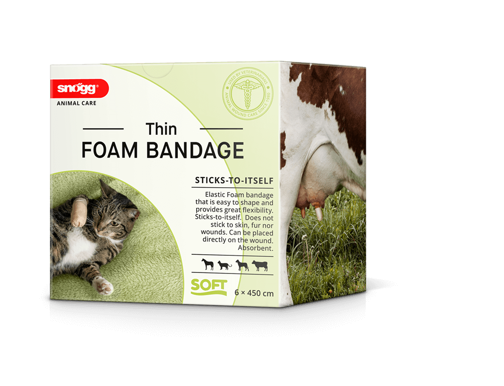 Unterlage Pflaster für Pferde/ Tiere - Snögg Thin Foam Bandage (VORMALS Snögg ANIMAL SOFT )